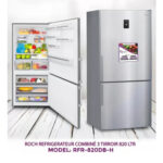 Réfrigérateur Roch Combiné 3 Tiroirs 820 Litres Gris RFR820DBH