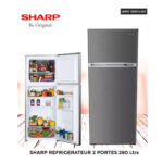 Réfrigérateur Sharp 2 Portes Gris SJDC280HS2