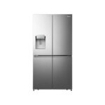 Réfrigérateur Hisense Side By Side 4 Portes 628L Avec Fontaine Inverter WIFI INOX RS82WS4SB