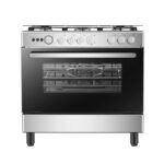 Cuisinière Hisense 5 Feux 90X60 A Gaz Gris HFG90335RX