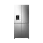 Réfrigérateur Hisense Side By Side 4 Portes 470 Litres Avec Fontaine Inverter INOX RQ61WC4SA