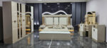 Chambre A Coucher 6 Battants 6 Pieces Beige Lora 4746