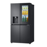 Réfrigérateur LG Side By Side Knock Knock 4 Portes Noir GCX24FFCAB