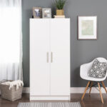 Armoire 2 Battants 850X450X750 Cm Blanc ARB002
