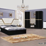 Chambre A Coucher 6 Battants 5 Pieces Noir Blanc 2005