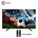 Téléviseur Ibson 43 » Smart Android + 2 Telecommandes Ib0043Fu1S/Ib0043F25S