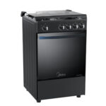 Cuisinière Midea 4 Feux 60X60 A Gaz Noir 60TMG4G081B