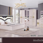 Chambre A Coucher 6 Battants 5 Pieces Blanc MC622H