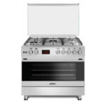 Cuisinière Astech 5 Feux 90X60 Full Option Gris CK98