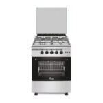 Cuisinière Cac 4 Feux 60X60 A Gaz INOX CAC60F