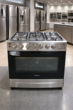 Cuisinière Tecnolux 5 Feux 80X60 Gris Tec85