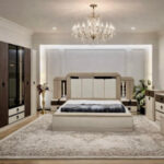 Chambre A Coucher Armoire 6 Battants 7 Pieces Beige Marron Eruh 5121