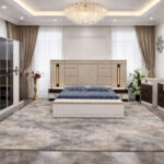 Chambre A Coucher Armoire 6 Battants 7 Pieces Beige Marron Hemsin 5074