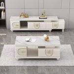 Table Téléviseur Beige + Table Basse 454