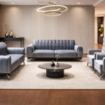 Salon Sdm Vip 7 Places Gris Fonce SDM017