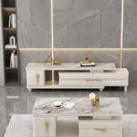Table Téléviseur Beige + Table Basse 451