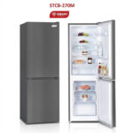 Réfrigérateur Smart Technology Combiné 3 Tiroirs 157L Gris STCB270M