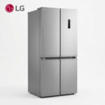 Réfrigérateur LG Side By Side 4 Portes 550 Litres Inverter Gris GCFB50PLAM