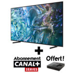 Téléviseur Samsung 55 » QLED 4K 55Q60D + Abonnement Canal+