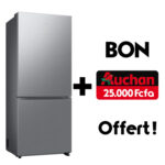 Réfrigérateur Samsung Combiné 3 Tiroirs 508 Litres Gris Rb50Dg601Es9 + Bon Auchan Offert