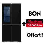 Réfrigérateur Samsung Side By Side 4 Portes 645 Litres Noir Rf65Db970E22Ef + Bon Auchan Offert