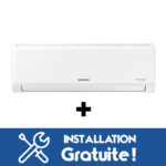 Split Samsung Ar 12000 BTU New Model Double Inverter AR12BVHGAWKX + Installation Gratuite