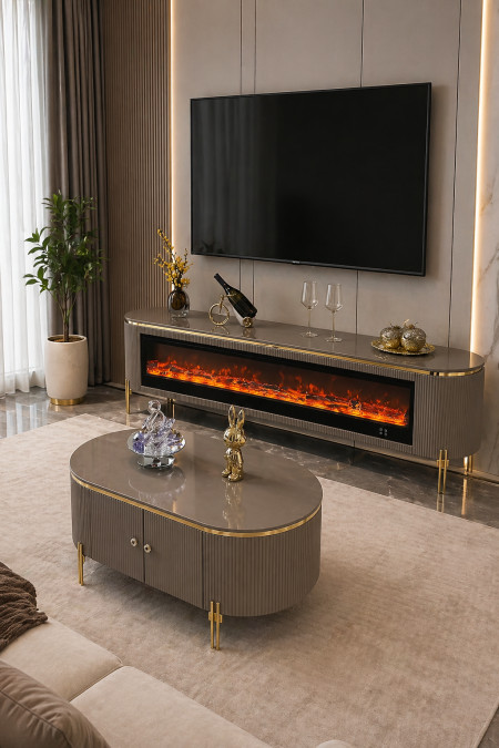 main_69f0f79f47e2a_image_2026-04-28_180816856-bigthumb Table Téléviseur Gris 200X40 TVA45F + Table Basse 120X60 A45 - immagine 1