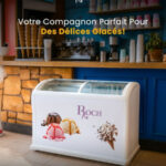 Congélateur Roch Horizontal 500 Litres Vitrine Blanc RIS500D